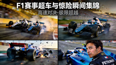 F1赛事超车与惊险瞬间集锦